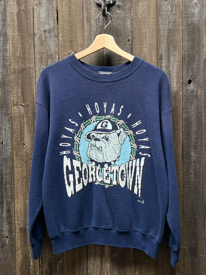 Georgetown Sweatshirt -M-Customize Your Embroidery Wording