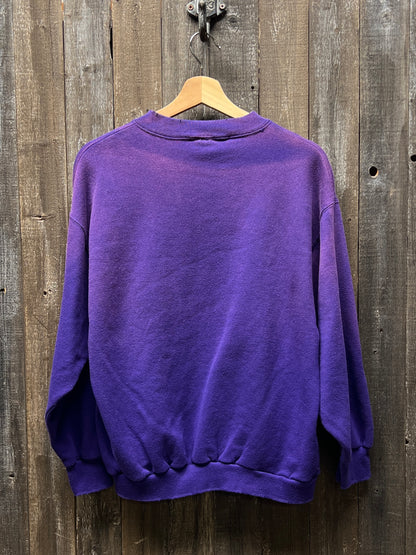 Vintage Minnesota Vikings Sweatshirt -S-Customize Your Embroidery Wording