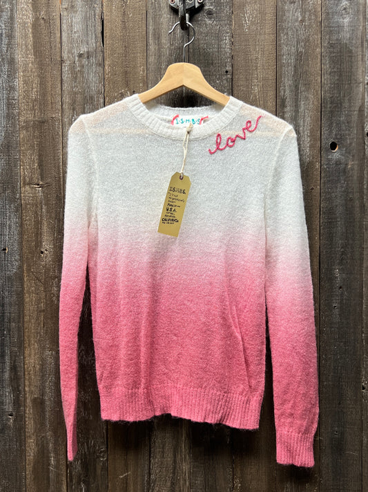 love DIP DYED SWEATER -S