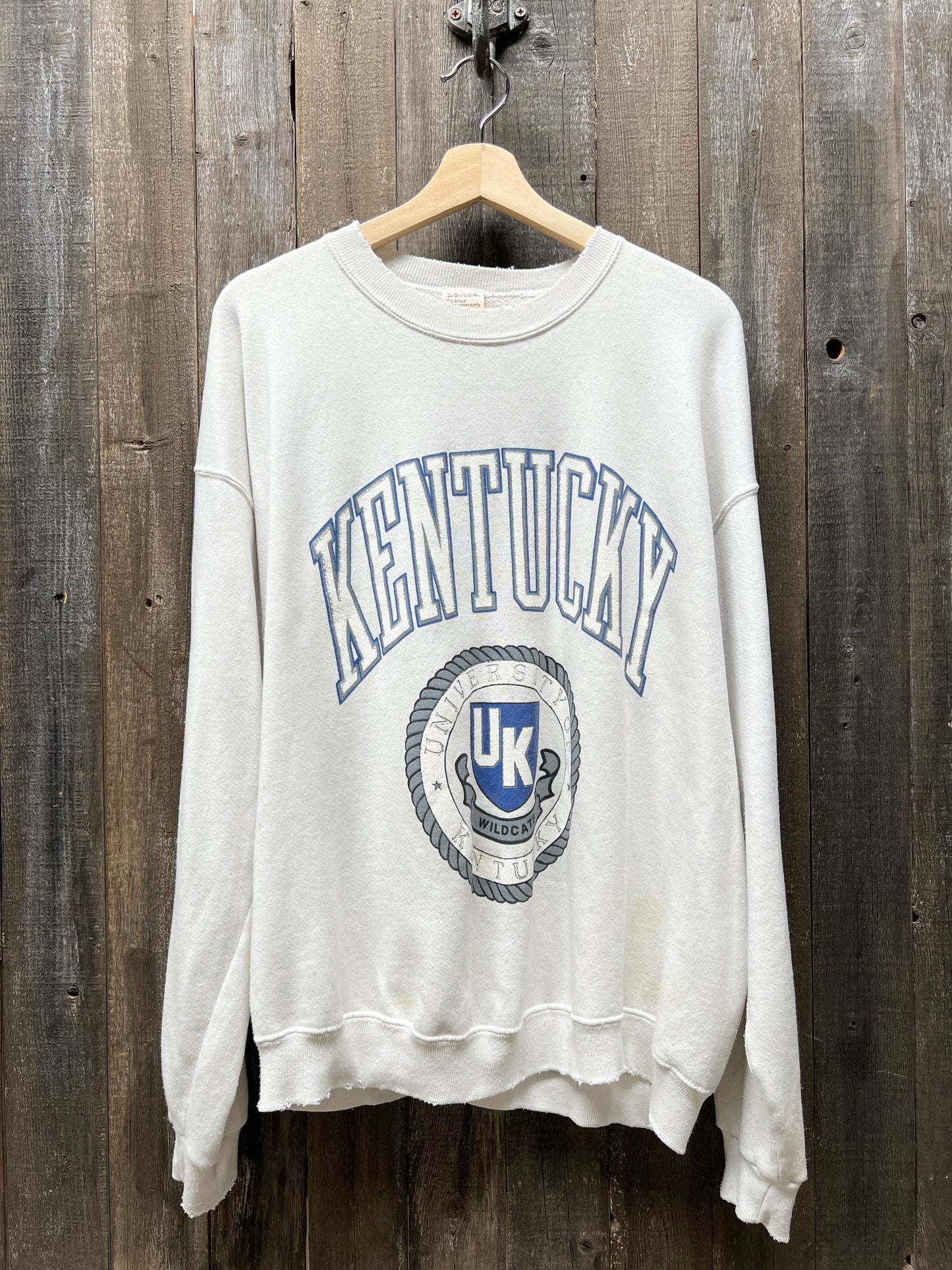 Vintage Kentucky Sweatshirt -XL-Customize Your Embroidery Wording