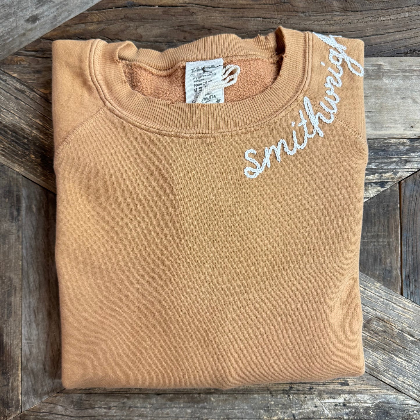 RAINBOW BLOOM SWEATSHIRT WITH CUSTOM HAND EMBROIDERY(6 Colors)