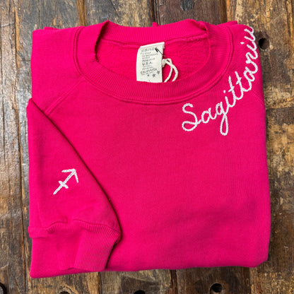 Choose Your Horoscope with Symbol Sweatshirts (17 Colors)