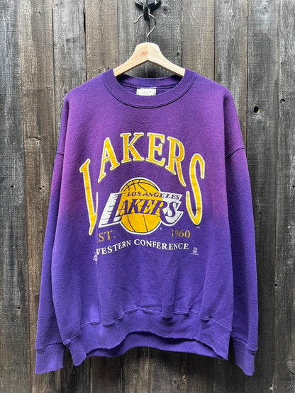 Vintage Lakers  Sweatshirt -OS-Customize Your Embroidery Wording