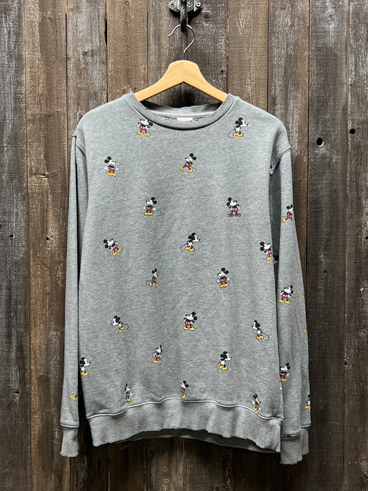 Vintage Allover Mickey Sweatshirt - Customize Your Embroidery Wording