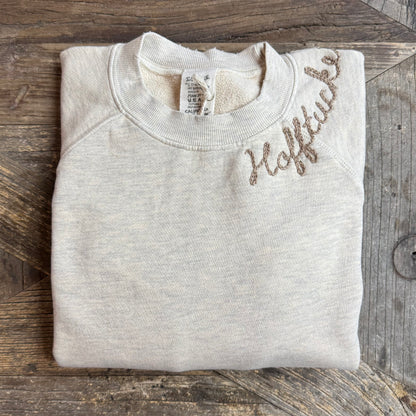 ARIZONA OATMEAL WITH CUSTOM HAND EMBROIDERY
