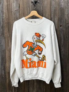 Miami sales hurricanes crewneck