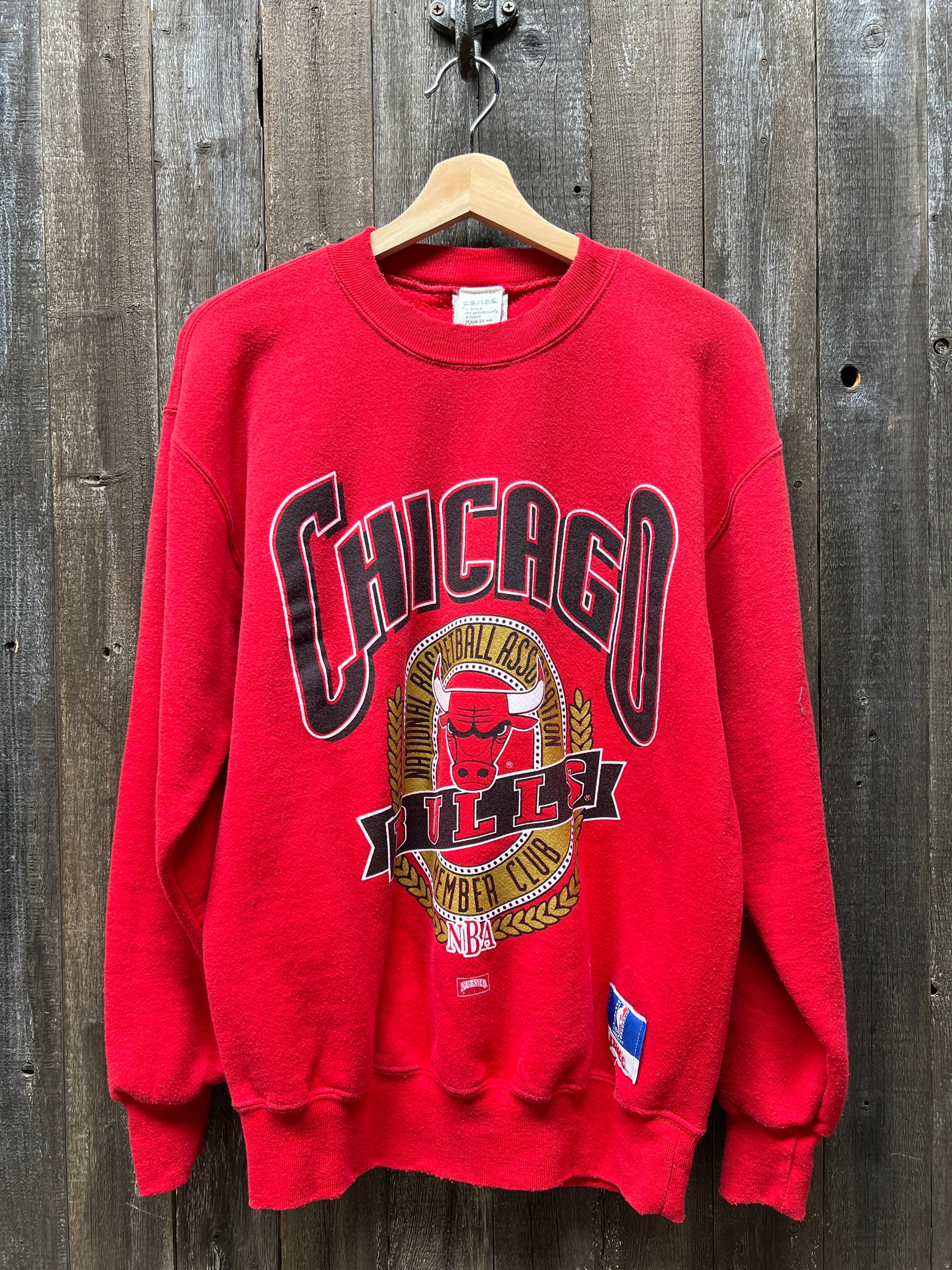 Vintage Chicago Bulls Sweatshirt M Customize Your Embroidery Wording I STOLE MY BOYFRIEND S SHIRT