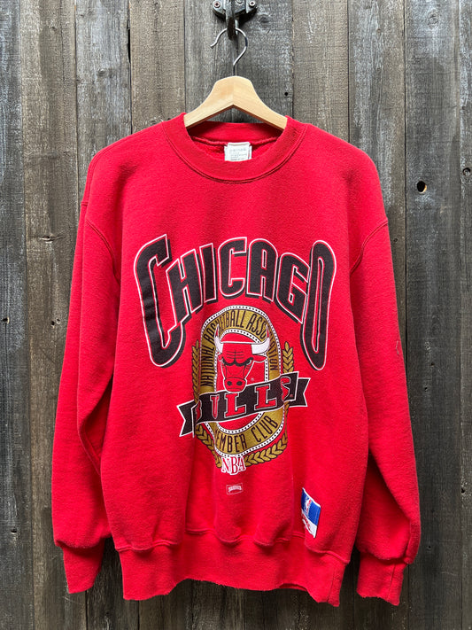 Chicago Bulls Sweatshirt -M-Customize Your Embroidery Wording