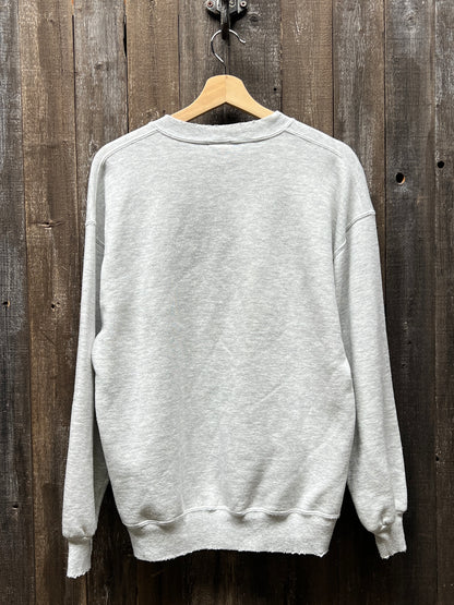 Vintage Wisconsin Sweatshirt -L-Customize Your Embroidery Wording