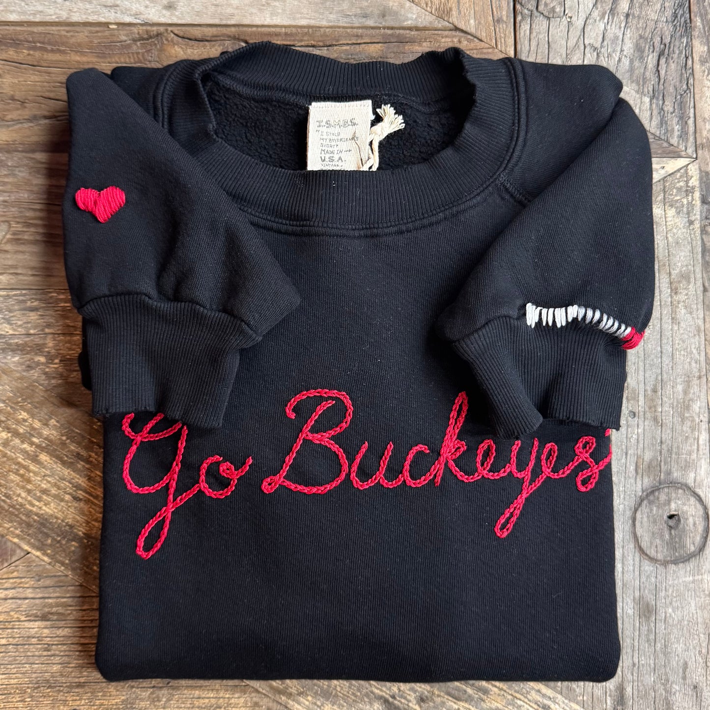 SPORTS TEAM PERSONALIZED HAND EMBROIDERY ON CHEST (19 Colors)