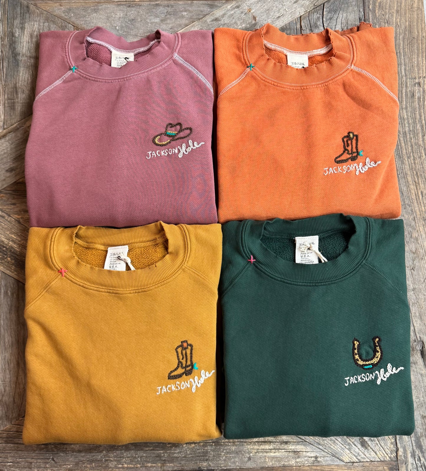 Choose Your Western Logo & Custom Wording Sweatshirt (21 Colors)