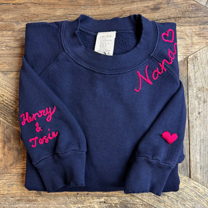 (Choose Your Own Wording)❤️  Sweatshirt (20 Colors)
