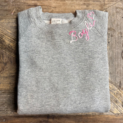 (Choose Your Own Wording)❤️  Sweatshirt (20 Colors)