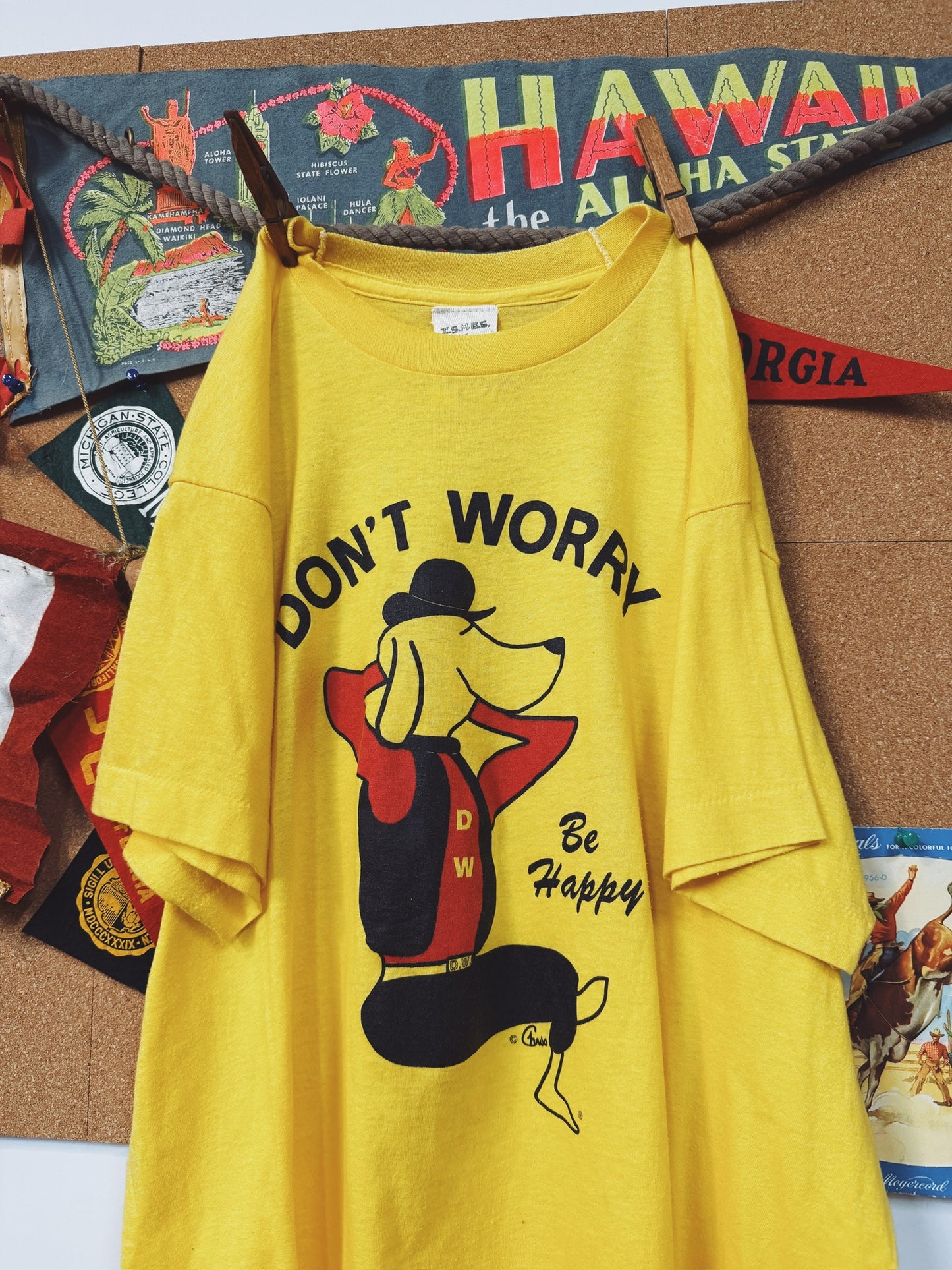 Vintage don't worry Tee -S/M
