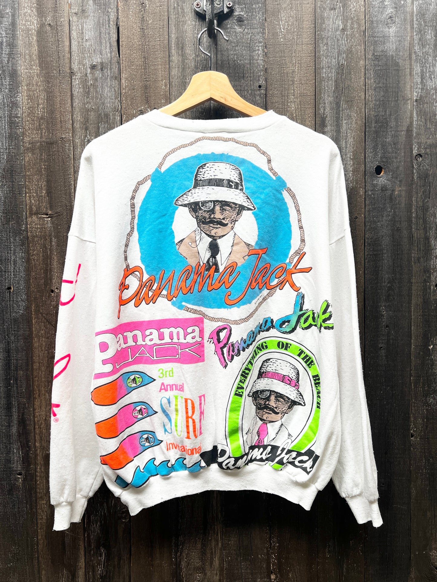 Vintage Panama Jack Sweatshirt - OS-Customize Your Embroidery Wording