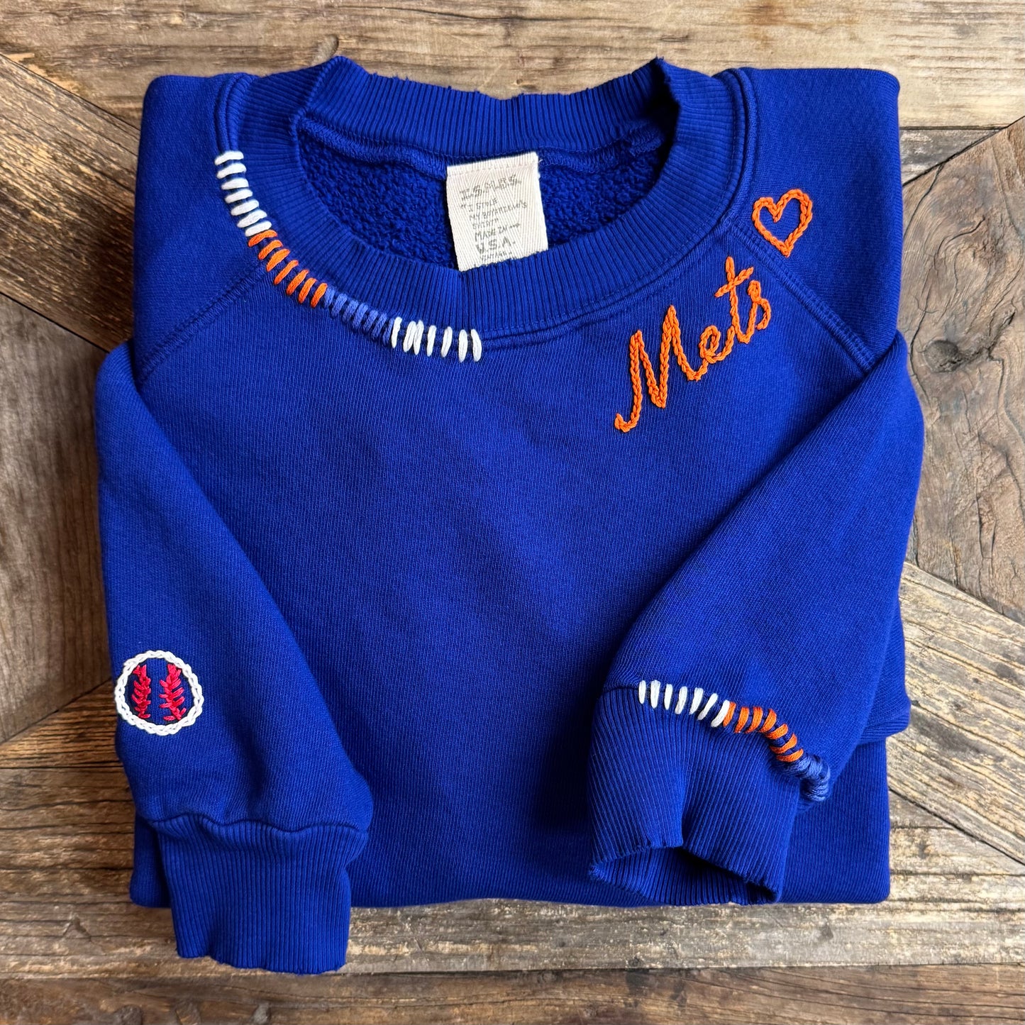 SPORTS TEAM PERSONALIZED HAND EMBROIDERY (21Colors)