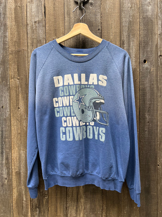 Vintage Dallas Cowboys Sweatshirt -S/M-Customize Your Embroidery Wording