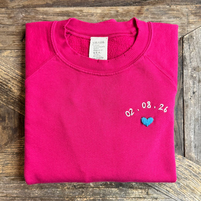 Special Date (Choose Your Date) Sweatshirts (12Colors)