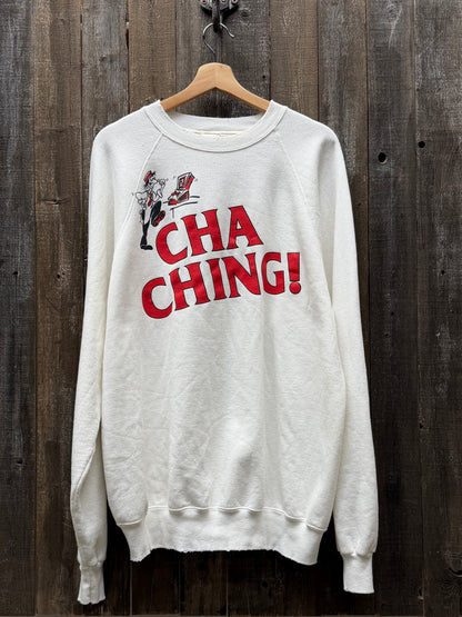 Vintage Cha Ching Sweatshirt -OS-Customize Your Embroidery Wording