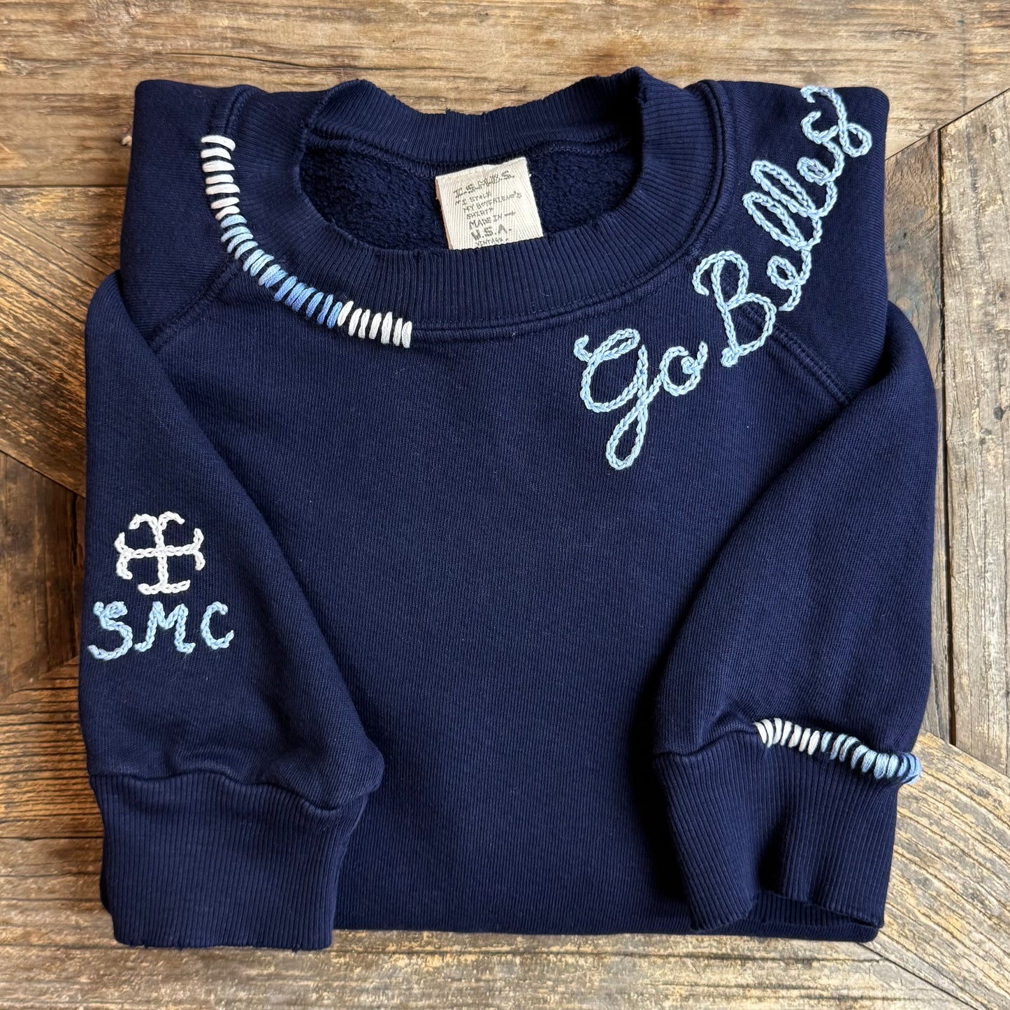 SPORTS TEAM PERSONALIZED HAND EMBROIDERY (21Colors)