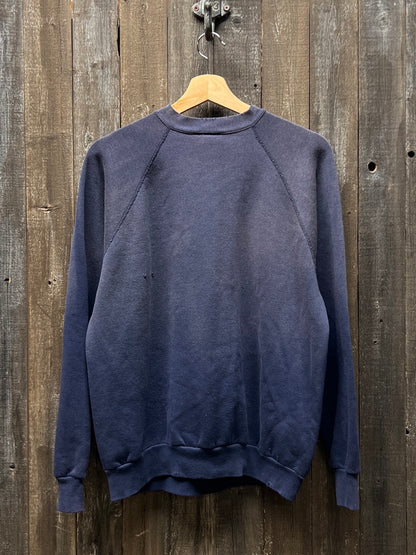 Vintage Michigan Wolverines Sweatshirt -L-Customize Your Embroidery Wording