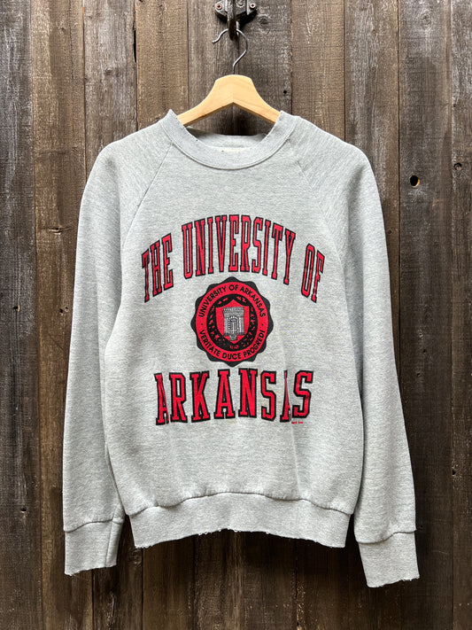 Vintage University of Arkansas Sweatshirt - XS/S-Customize Your Embroidery Wording