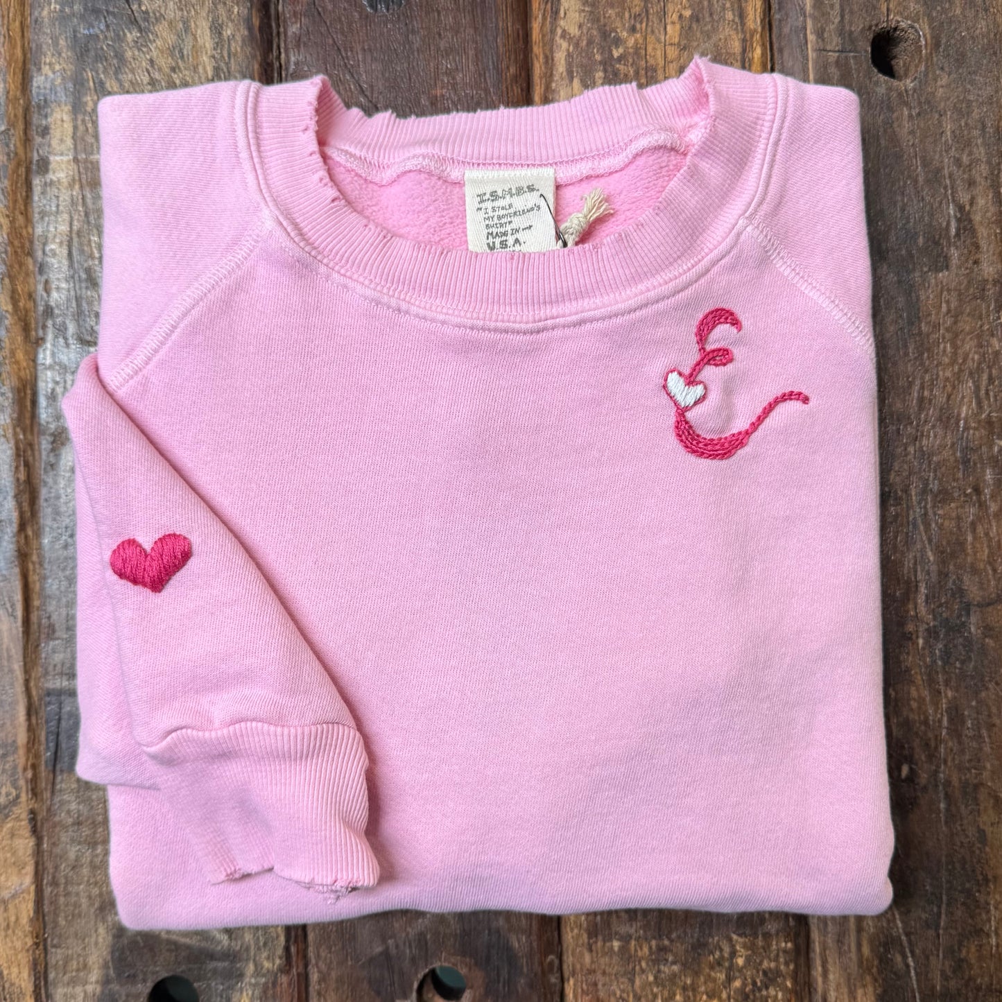 Monogram Heart (Choose Your Alphabet) Sweatshirt(15Colors)