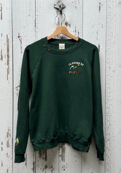 I'd Rather Be Hiking Sweatshirt (7Colors)
