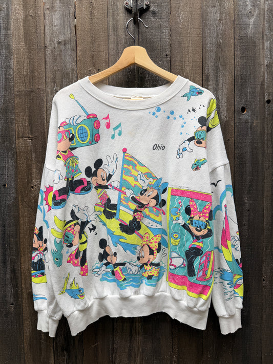 Vintage Mickey Sweatshirt-L