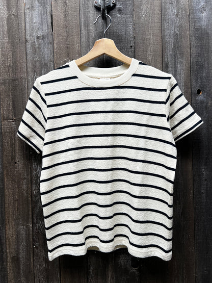 TERRY TEE -CUSTOM HAND EMBROIDERY(4 Colors)