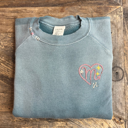 Choose Your Horoscope Symbol in ❤️ W/ Initial (18 Colors)