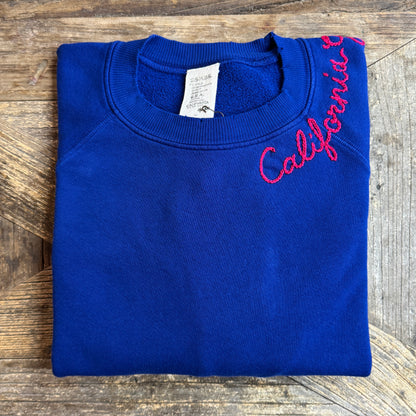 CUT & SEW COLOR COOL COLOR SWEATS WITH CUSTOM HAND EMBROIDERY (7 Colors)