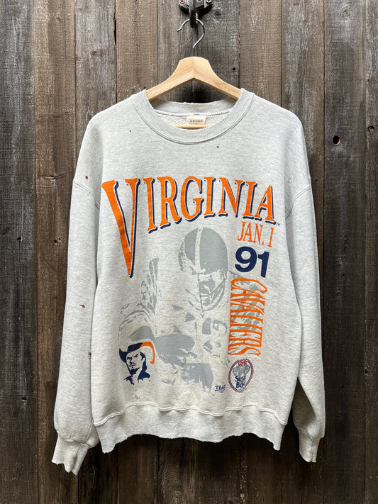 Virginia Sweatshirt - L-Customize Your Embroidery Wording