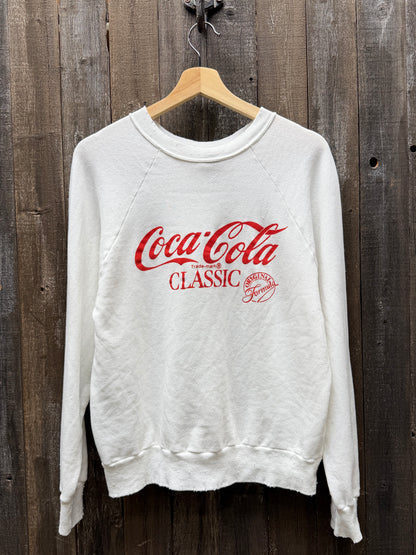 Vintage Coca Cola Sweatshirt -S/M-Customize Your Embroidery Wording