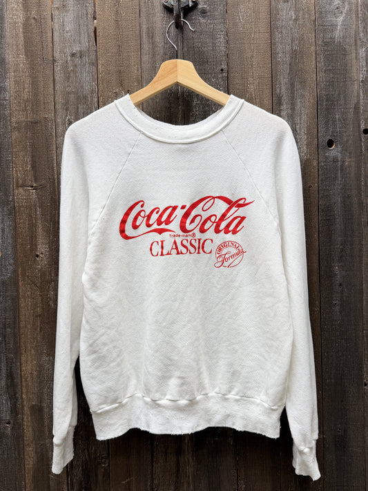 Vintage Coca Cola Sweatshirt -S/M-Customize Your Embroidery Wording