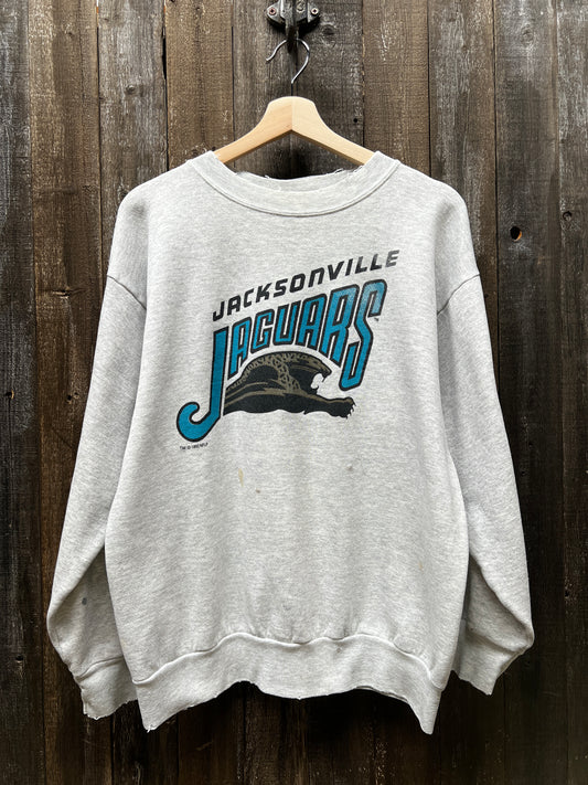 Vintage Jacksonville Jaguars Sweatshirt -M/L-Customize Your Embroidery Wording