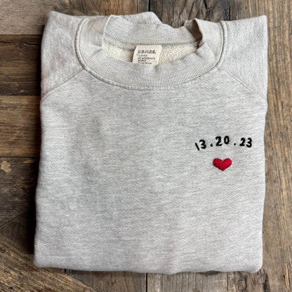 Special Date (Choose Your Date) Sweatshirts (12Colors)