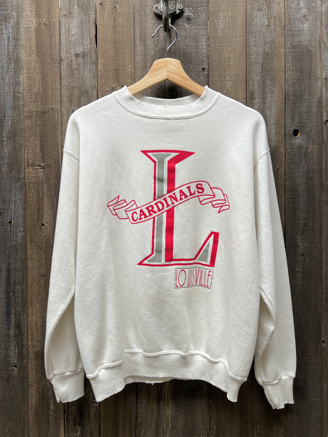 Cardinals Sweatshirt - S/M-Customize Your Embroidery Wording