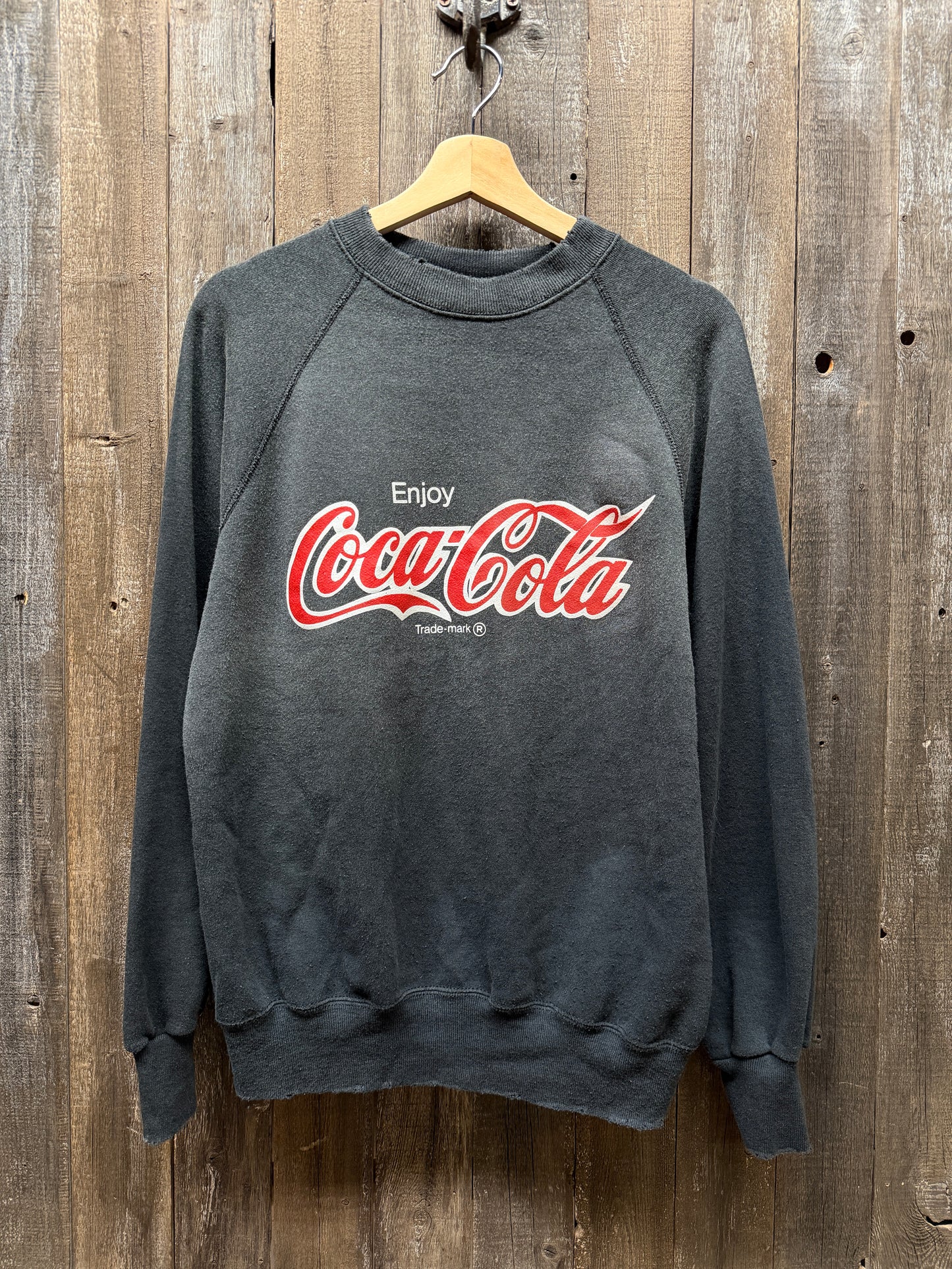 Vintage Coca Cola Sweatshirt -M-Customize Your Embroidery Wording