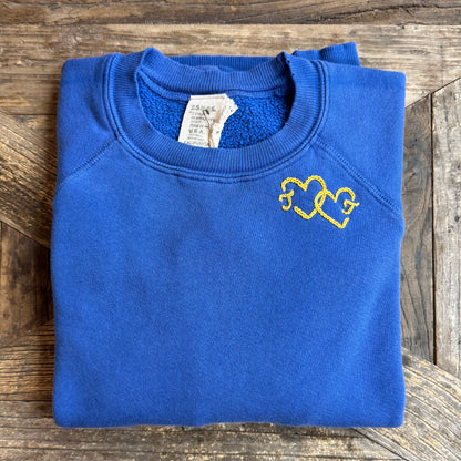 Initials w/ Hearts Sweatshirt(10 Colors)
