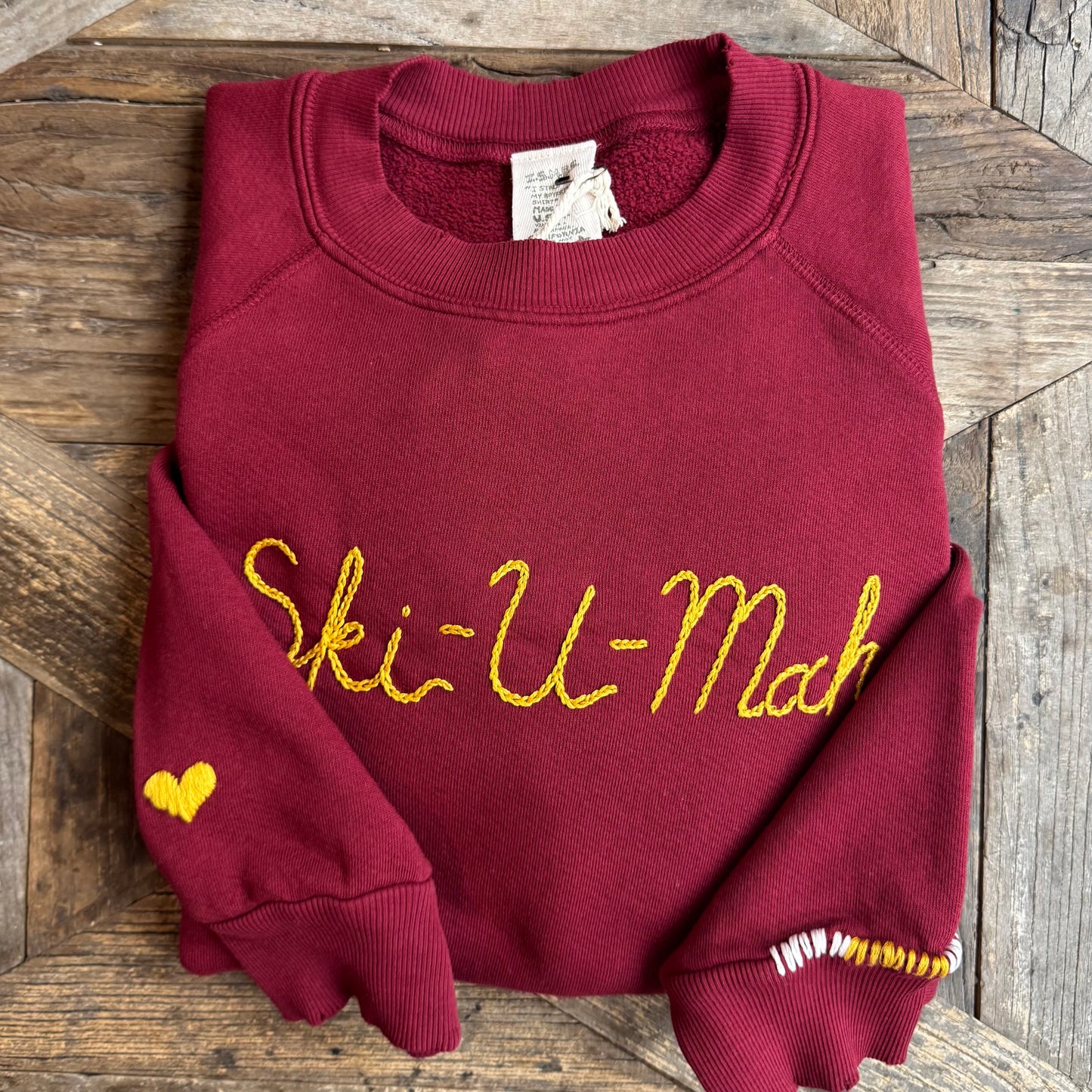 SPORTS TEAM PERSONALIZED HAND EMBROIDERY ON CHEST (19 Colors)