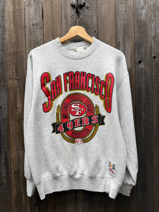 Vintage San Francisco 49ers Sweatshirt -M/L-Customize Your Embroidery Wording
