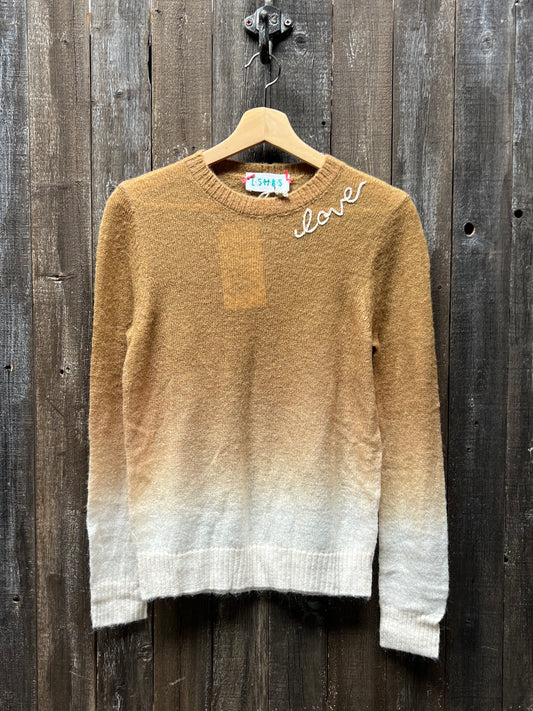 love DIP DYED SWEATER -S