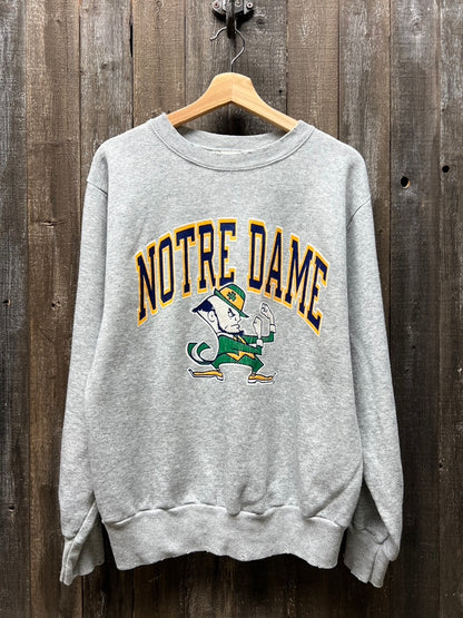 Vintage Notre Dame Sweatshirt -M-Customize Your Embroidery Wording