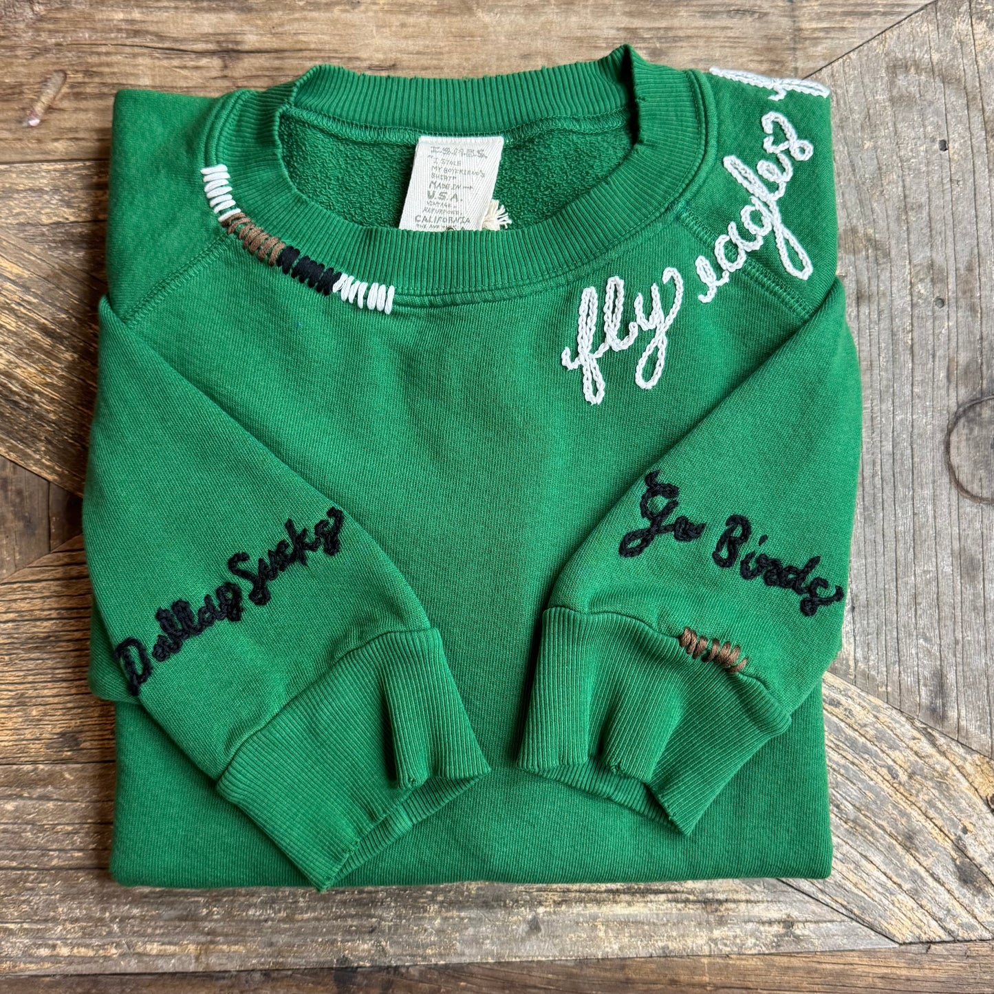SPORTS TEAM PERSONALIZED HAND EMBROIDERY (21Colors)