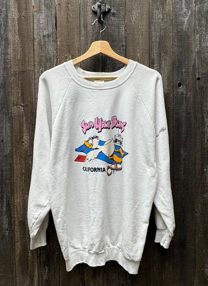 Vintage Sun Your Buns Sweatshirt-L/XL