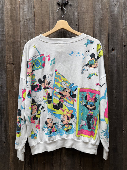 Vintage Mickey Sweatshirt-L