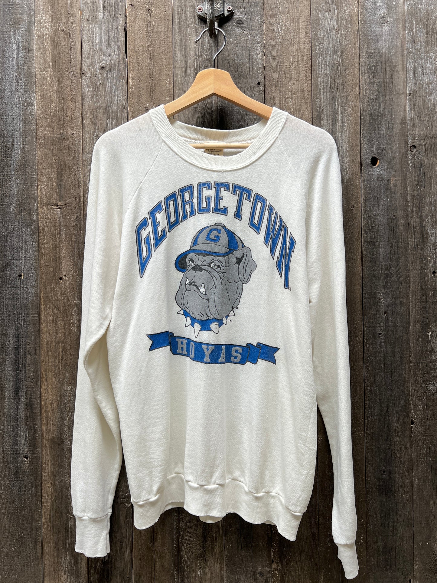 Georgetown Sweatshirt - M/L-Customize Your Embroidery Wording