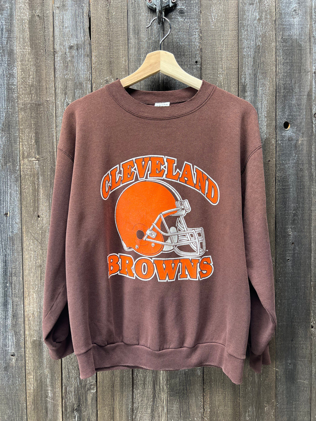 Cleveland Browns Sweatshirt -S/M-Customize Your Embroidery Wording