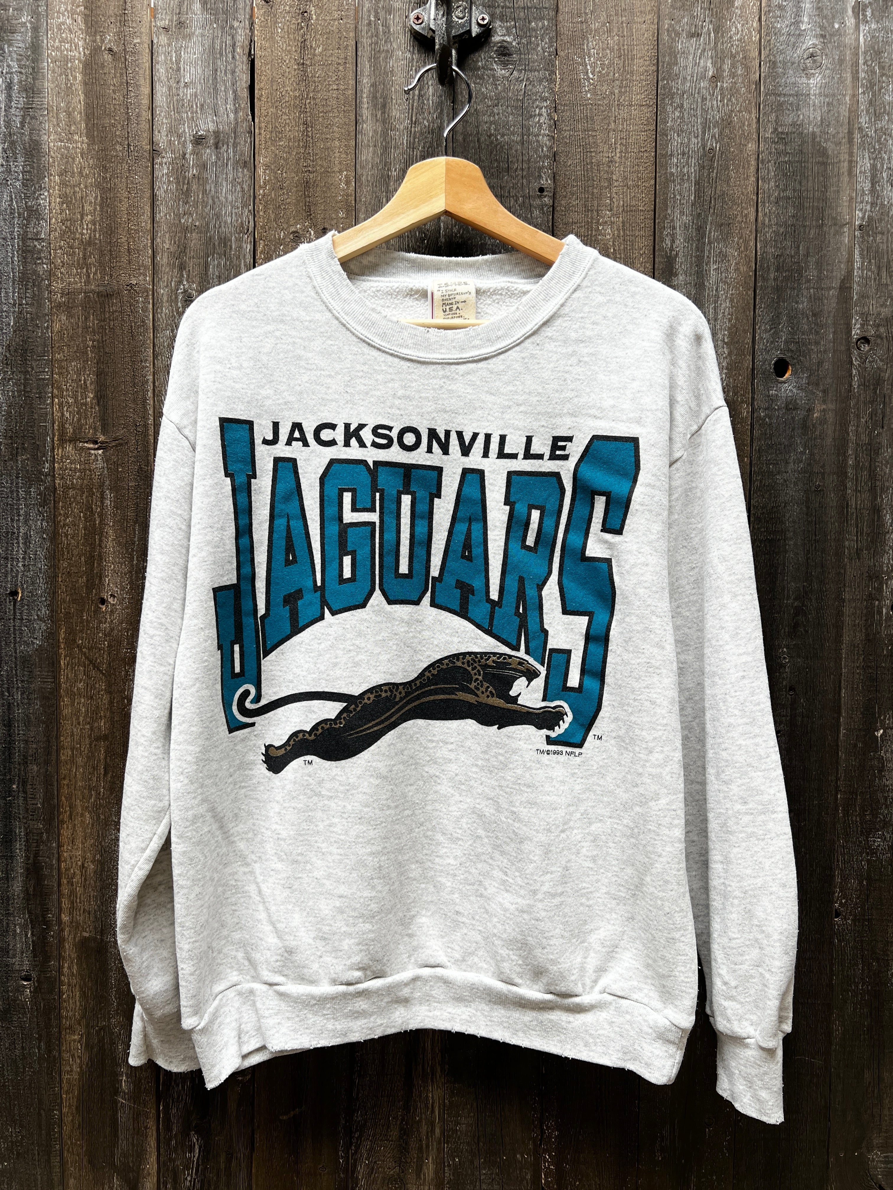 Vintage Jacksonville Jaguars Sweatshirt M Customize Your Embroidery W I STOLE MY BOYFRIEND S SHIRT